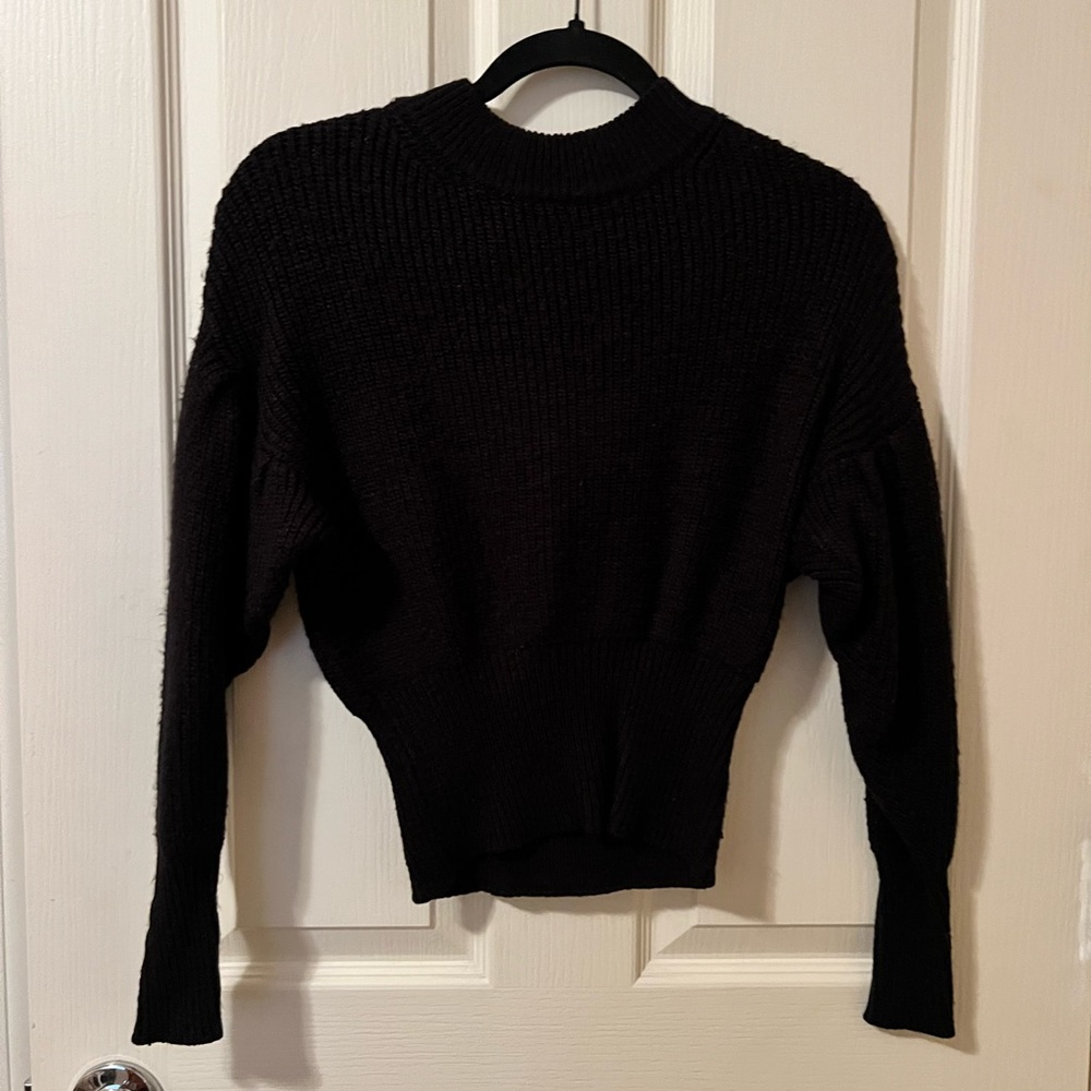 Women’s black fall sweater